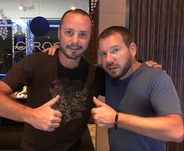 Felipe Rojo with Cliff Bleszinski