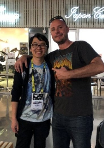 Felipe Rojo with Derek Yu